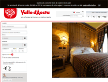 Tablet Screenshot of booking.lovevda.it